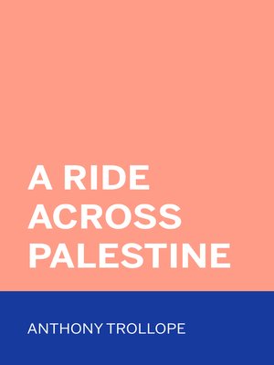 cover image of A Ride Across Palestine